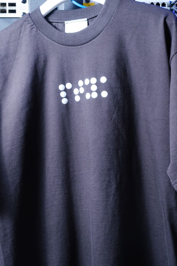 ptyk - Rhodium Puff Print Tee - Black - Image 4